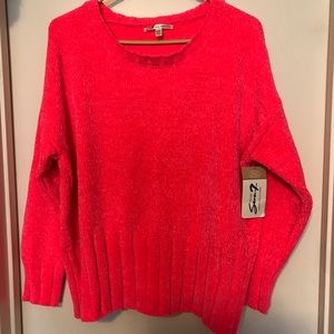 SEVEN HOT PINK SWEATER XL